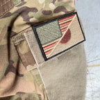 Military Patch: Two-Flag Import OCP [with hook] [Letter Pack Plus compatible] [Letter Pack Lite compatible]