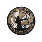 Military Patch（ミリタリーパッチ）camp YONAGUNI IN THE FAR WEST-OF JAPAN SINCE 2016[2色] [フック付き]【レターパックプラス対応】【レターパックライト対応】 (コピー)
