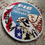 Military Patch（ミリタリーパッチ）F-16 Fighting Falcon YGBSM [フック付き]【レターパックプラス対応】【レターパックライト対応】