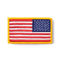 Military Patch（ミリタリーパッチ）Exchange Select製 US フラッグ 米国旗 リバース ベルクロ無し 【レターパックプラス対応】【レターパックライト対応】
