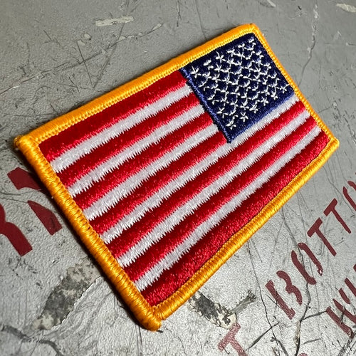 Military Patch: Exchange Select U.S. Flag Reverse (No Velcro) [Letter Pack Plus / Letter Pack Light Compatible]