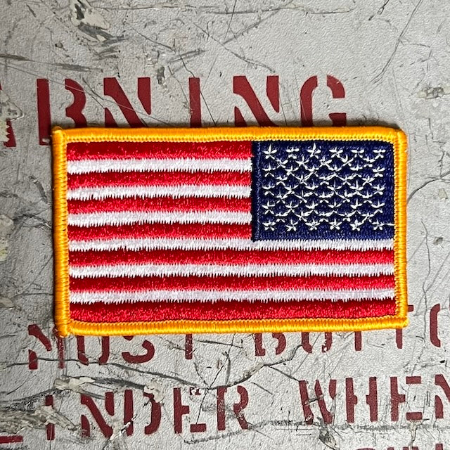 Military Patch（ミリタリーパッチ）Exchange Select製 US フラッグ 米国旗 リバース ベルクロ無し 【レターパックプラス対応】【レターパックライト対応】