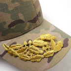 Military Patch US Army Scrambled Egg Patch for General Officers, Left and Right Set [Gold] [Letter Pack Plus compatible] [Letter Pack Lite compatible]