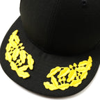 Military Patch（ミリタリーパッチ）米軍 スクランブル エッグ パッチ 将官用 左右セット [イエロー]【レターパックプラス対応】【レターパックライト対応】