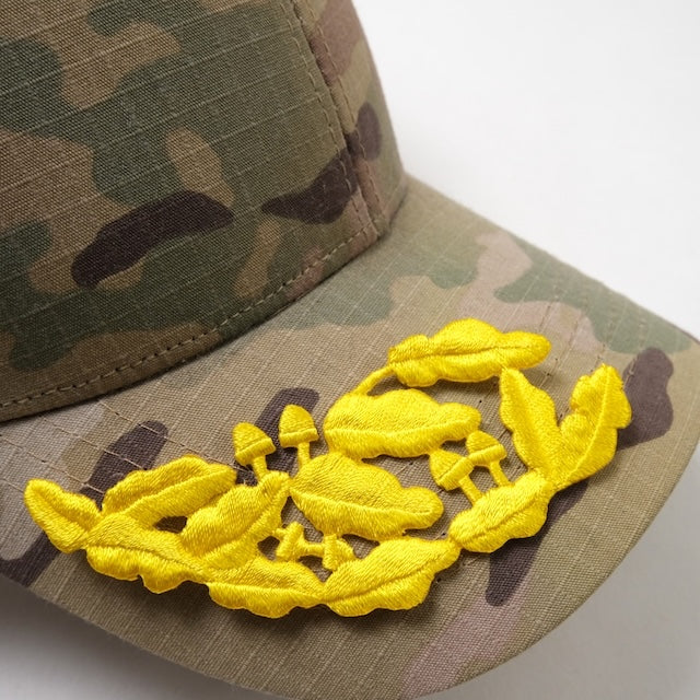 Military Patch（ミリタリーパッチ）米軍 スクランブル エッグ パッチ 将官用 左右セット [イエロー]【レターパックプラス対応】【レターパックライト対応】