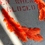 Military Patch（ミリタリーパッチ）米軍 スクランブル エッグ パッチ  左右セット [オレンジ]【レターパックプラス対応】【レターパックライト対応】