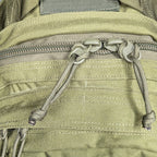 【店頭販売のみ】J-TECH（ジェイテック）TYPE D-3 Large MOLLE Assault Backpack ジッパープル パラコードカスタム仕様 [OD]