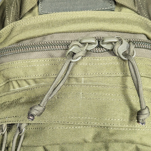 [In-store sales only] J-TECH TYPE D-3 Large MOLLE Assault Backpack with Paracord Zipper Pulls [OD]