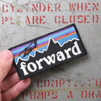 Military Patch（ミリタリーパッチ）forward パッチ [フック付き]【レターパックプラス対応】【レターパックライト対応】