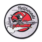 Military Patch（ミリタリーパッチ）Hellhounds MQ-9 パッチ [フック付き]【レターパックプラス対応】【レターパックライト対応】