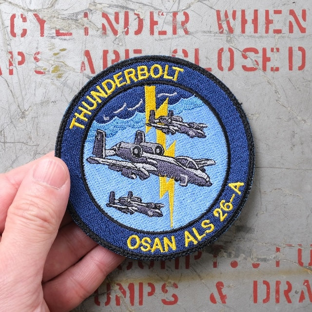 Military Patch（ミリタリーパッチ）THUNDERBOLT OSAN ALS 26-A パッチ