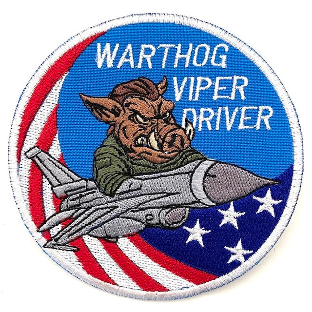 Military Patch（ミリタリーパッチ）WARTHOG VIPER DRIVER パッチ [フック付き]【レターパックプラス対応】【レターパックライト対応】