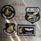 Military Patch（ミリタリーパッチ）25th SQ ブラックイエローカラー 4枚セット [フック付き]【レターパックプラス対応】【レターパックライト対応】