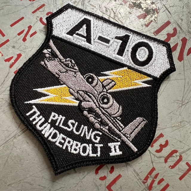 Military Patch（ミリタリーパッチ）25th SQ ブラックイエローカラー 4枚セット [フック付き]【レターパックプラス対応】【レターパックライト対応】