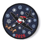 Military Patch（ミリタリーパッチ）5TH RECON サンタクロース 2枚セット パッチ [フック付き]【レターパックプラス対応】【レターパックライト対応】