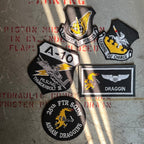 Military Patch（ミリタリーパッチ）25th SQ ブラックイエローカラー 5枚 パッチブックセット コレクターズエディション [フック付き]
