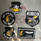 Military Patch（ミリタリーパッチ）25th SQ ブラックイエローカラー 5枚 パッチブックセット コレクターズエディション [フック付き]