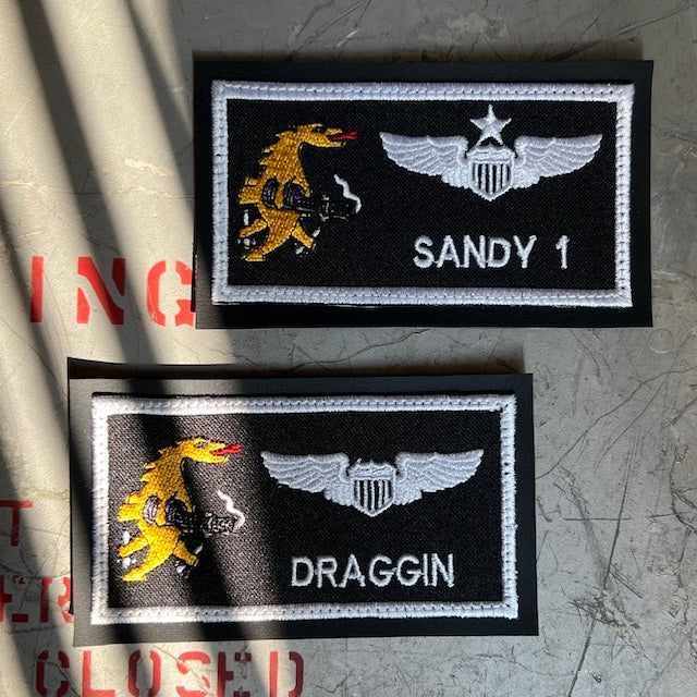 Military Patch（ミリタリーパッチ）25th SQ ブラックイエローカラー 5枚 パッチブックセット コレクターズエディション [フック付き]