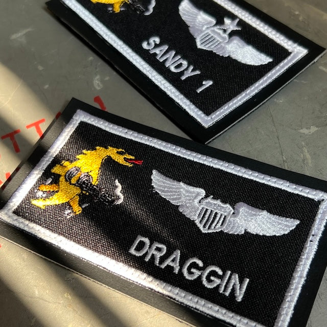 Military Patch（ミリタリーパッチ）25th SQ ブラックイエローカラー 5枚 パッチブックセット コレクターズエディション [フック付き]