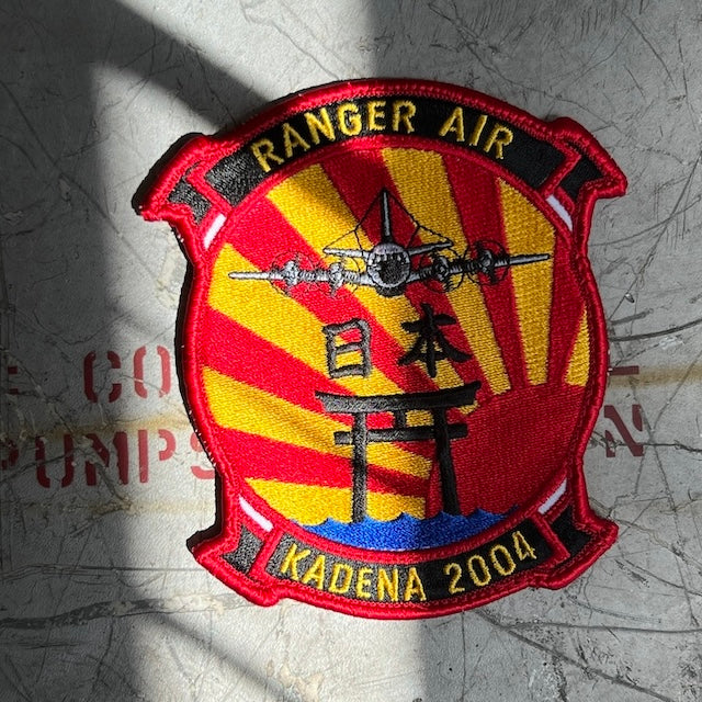 Military Patch（ミリタリーパッチ）RANGER AIR KADENA 2004 パッチ [フック付き]【レターパックプラス対応】【レターパックライト対応】