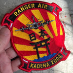 Military Patch（ミリタリーパッチ）RANGER AIR KADENA 2004 パッチ [フック付き]【レターパックプラス対応】【レターパックライト対応】