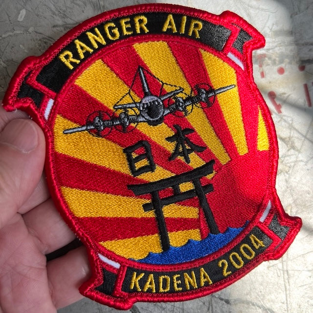 Military Patch（ミリタリーパッチ）RANGER AIR KADENA 2004 パッチ [フック付き]【レターパックプラス対応】【レターパックライト対応】