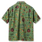 SUN SURF（サンサーフ）COTTON HERRINGBONE HAWAIIAN SHIRT “INSIGNIA OF ARMY" [SS39696]