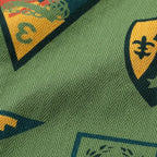 SUN SURF（サンサーフ）COTTON HERRINGBONE HAWAIIAN SHIRT “INSIGNIA OF ARMY" [SS39696]
