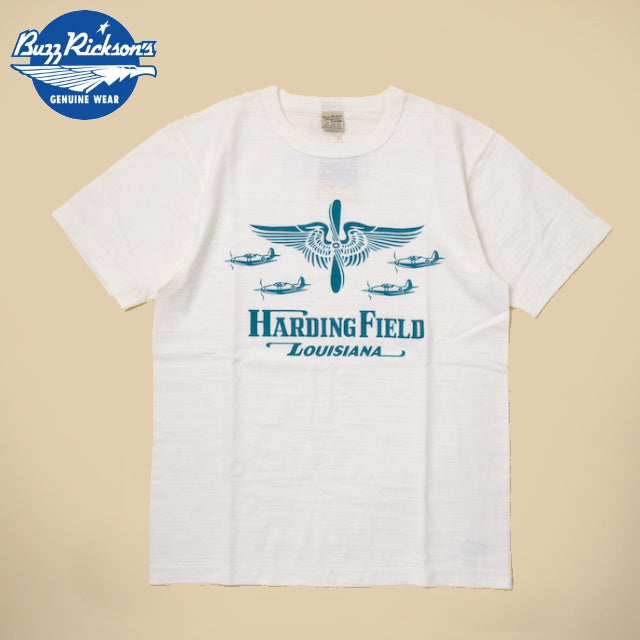 BUZZ RICKSON'S（バズリクソン） SLUB YARN T-SHIRT ”USAAF HARDING FIELD” Tシャツ [BR79726 ]【レターパックプラス対応】