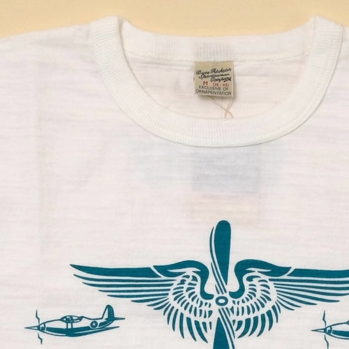 BUZZ RICKSON'S（バズリクソン） SLUB YARN T-SHIRT ”USAAF HARDING FIELD” Tシャツ [BR79726 ]【レターパックプラス対応】