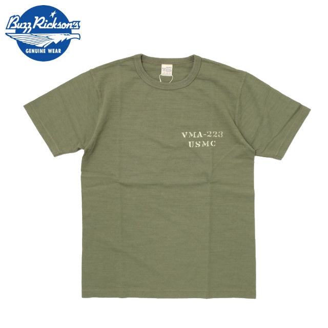 BUZZ RICKSON'S（バズリクソン） SLUB YARN T-SHIRT ” VMA-223” Tシャツ [BR79732]【レターパックプラス対応】