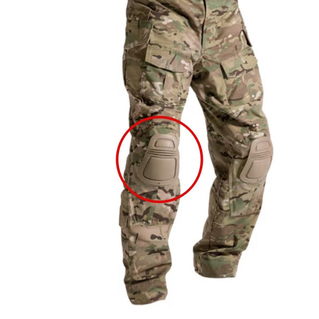 US（米軍放出品）Crye Precision AIRFLEX Combat Knee Pads  Joint protection ニーパッド [Khaki]
