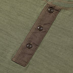 BUZZ RICKSON'S（バズリクソン）  SLUB YARN HENLEY NECK T-SHIRT [BR79192]【レターパックプラス対応】