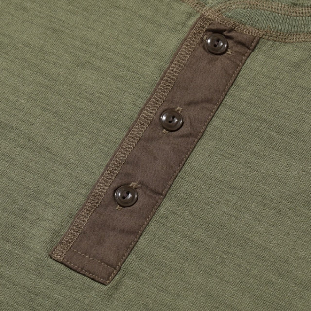 BUZZ RICKSON'S（バズリクソン）  SLUB YARN HENLEY NECK T-SHIRT [BR79192]【レターパックプラス対応】