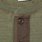 BUZZ RICKSON'S（バズリクソン）  SLUB YARN HENLEY NECK T-SHIRT [BR79192]【レターパックプラス対応】
