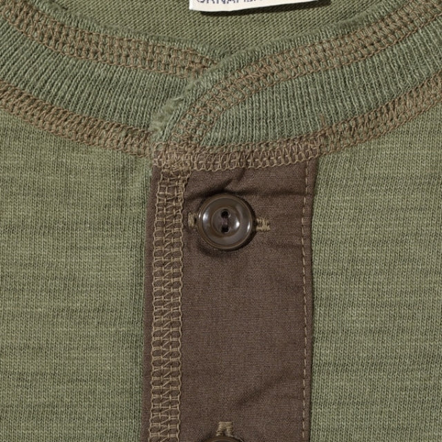 BUZZ RICKSON'S（バズリクソン）  SLUB YARN HENLEY NECK T-SHIRT [BR79192]【レターパックプラス対応】