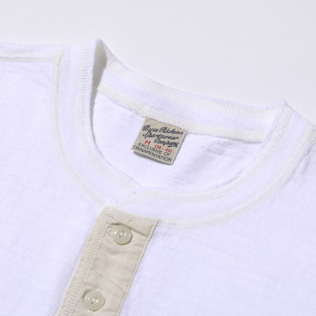 BUZZ RICKSON'S（バズリクソン）  SLUB YARN HENLEY NECK T-SHIRT [BR79192]【レターパックプラス対応】