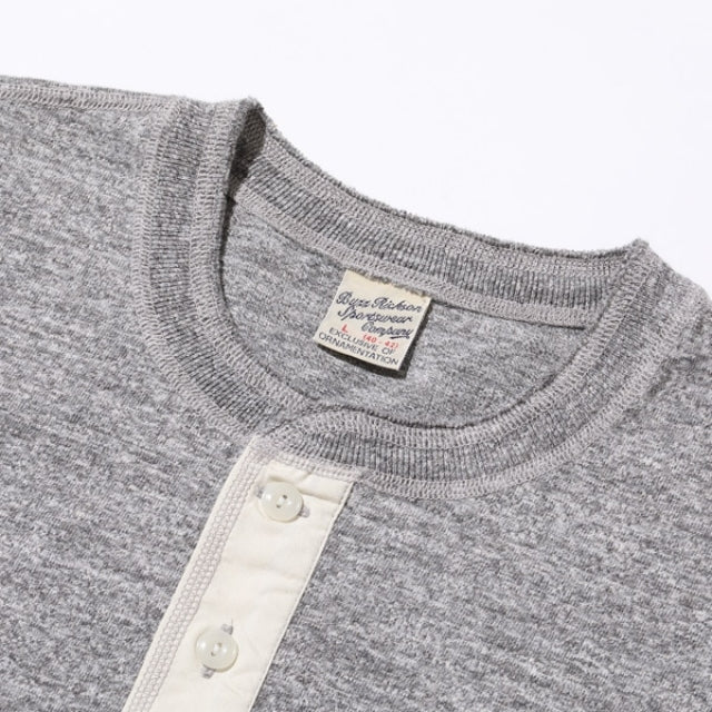 BUZZ RICKSON'S（バズリクソン）  SLUB YARN HENLEY NECK T-SHIRT [BR79192]【レターパックプラス対応】