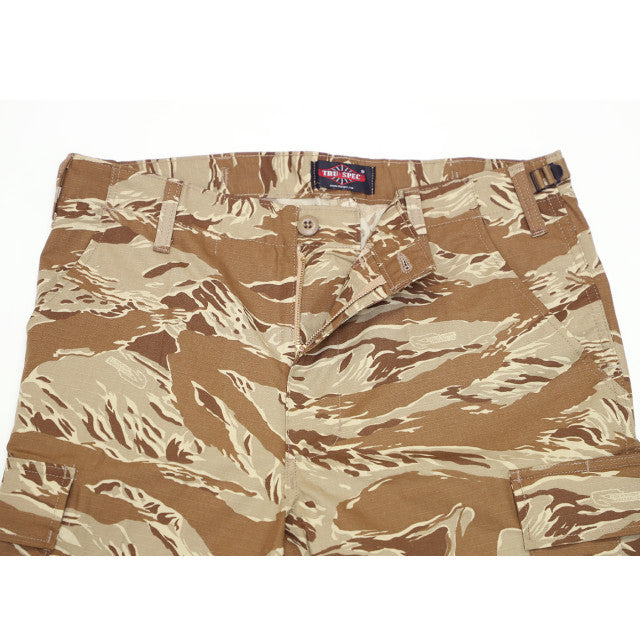 TRU-SPEC BDU Plus SHORTS [DESERT TIGER] [100% Cotton] [Ripstop] [Zipper fly] [Letter Pack Plus compatible]
