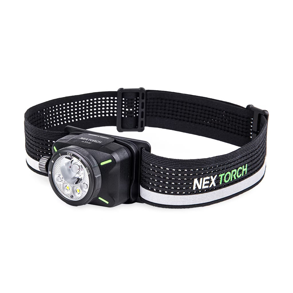 NEXTORCH（ネクストーチ）eStar [白/赤 LED デュアル ヘッドランプ][1300ルーメン]