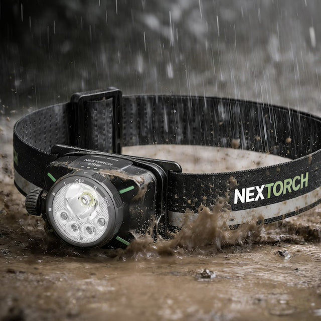 NEXTORCH（ネクストーチ）eStar [白/赤 LED デュアル ヘッドランプ][1300ルーメン]