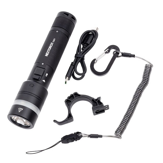 NEXTORCH（ネクストーチ）C61 Flashlight [スポット/ワイド デュアルビームフラッシュライト][3500ルーメン]