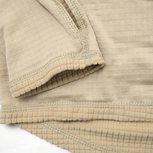 US（米軍放出品）ECWCS GEN III Level 2 Mid Weight Cold Weather 上下セット XS-Sサイズ [サンド]