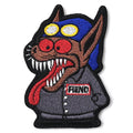 キャプテントム 36th Fighter Squadron military patch featuring a cartoon character with goggles and a Fiend name tag