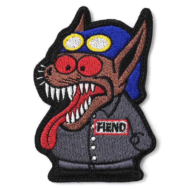 キャプテントム 36th Fighter Squadron military patch featuring a cartoon character with goggles and a Fiend name tag