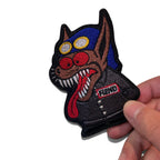 キャプテントム 36th Fighter Squadron military patch featuring a cartoon character with goggles and sharp teeth