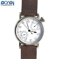 M.R.C. WATCH CO.（モントルロロイ）TYPE A-7 WHITE Aviation Hack Watch 米軍航空時計 牛皮革ストラップ/文字盤白 [クォーツ][WW2 REPLICA][A-2902]【中田商店】