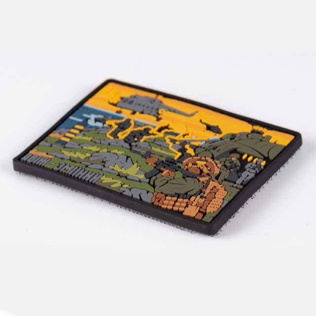 Brand Element (ブランドエレメント)  スネーク島解放記念 PVC ラバーパッチ [フック付き]【レターパックプラス対応】【レターパックライト対応】