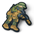 Brand Element Scout Reconnaissance Soldier PVC Rubber Patch [With Hook] [Compatible with Letter Pack Plus] [Compatible with Letter Pack Light]