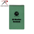 Rothco All-Weather Waterproof Notebook 4"x6" [Olive Drab]